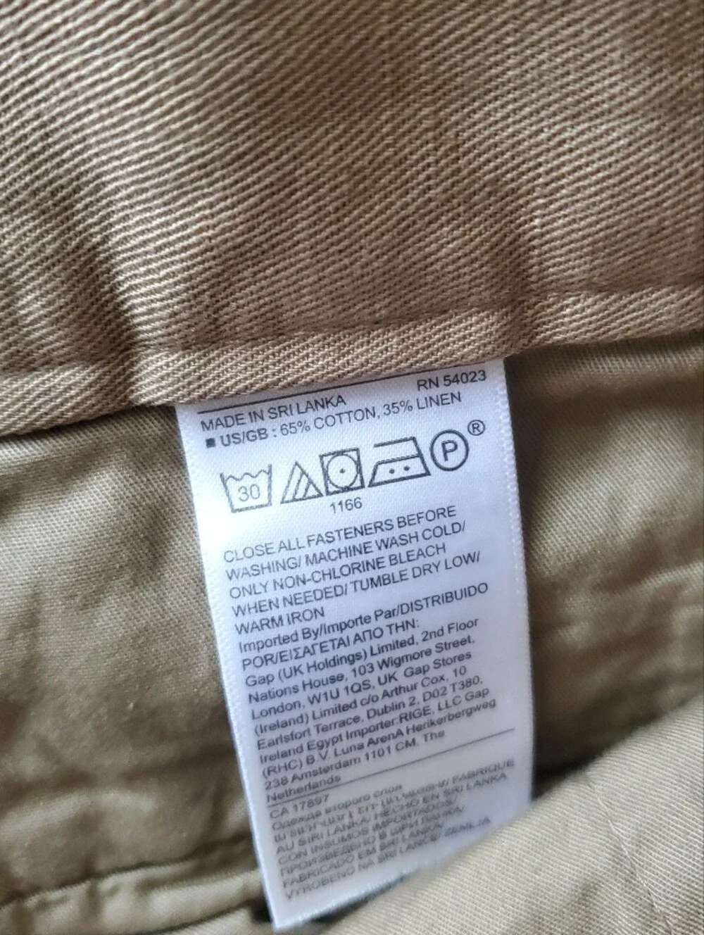 Banana Republic Heritage Explorer High waist Linen Blend Pant Size 4 Ultra High